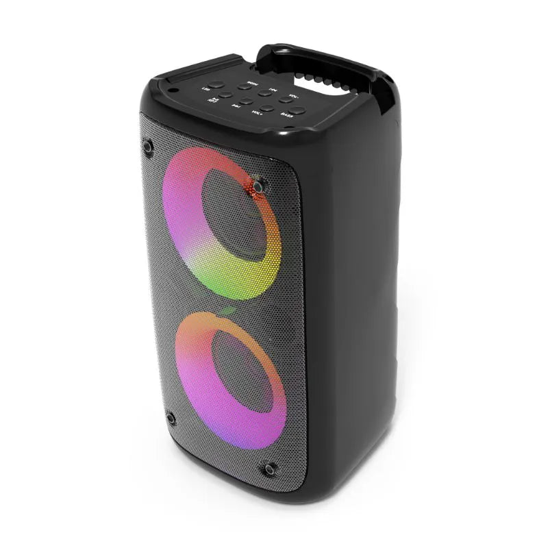 Caixa de som Bluetooth Potente Multimídia com LED RGB Subwoofer TWS Estéreo sem fio XDG-96