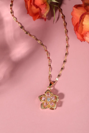 Collar Princesa Mulán - Flor guerrera