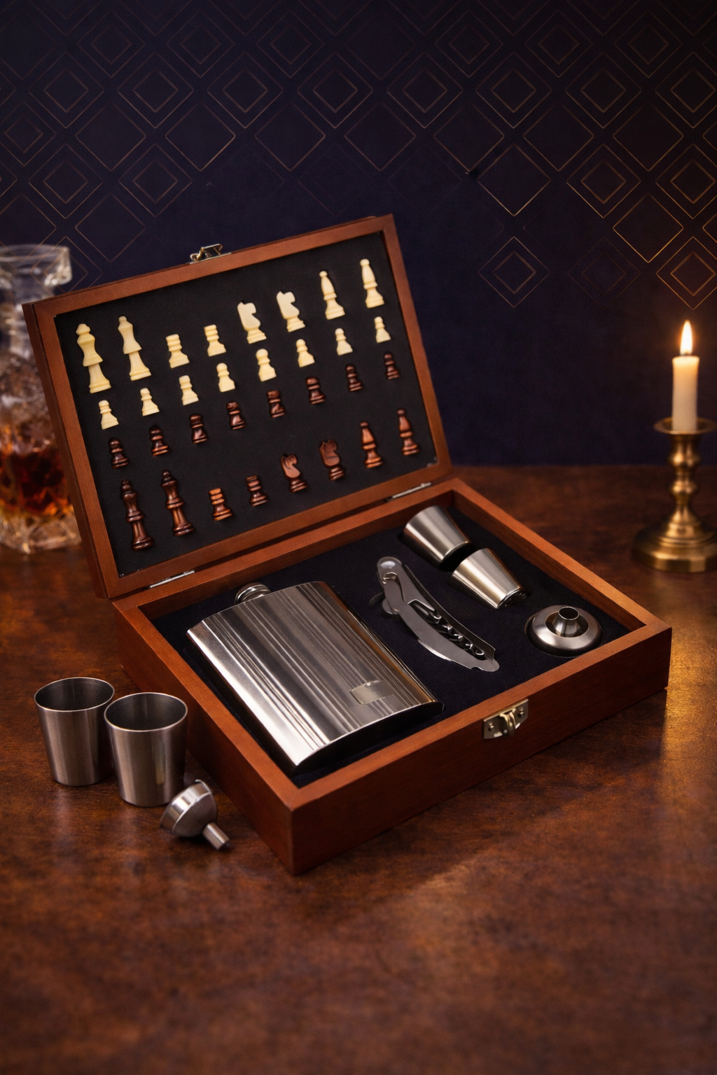 Set Whiskera Ajedrez